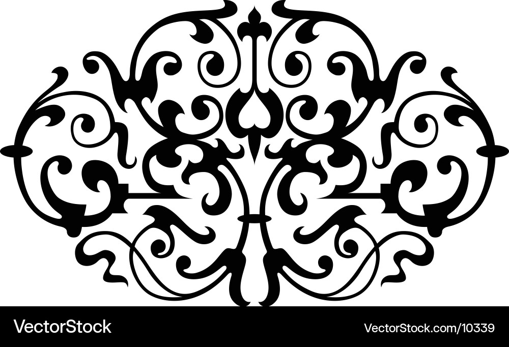 Intricate Floral Pattern Vector Image