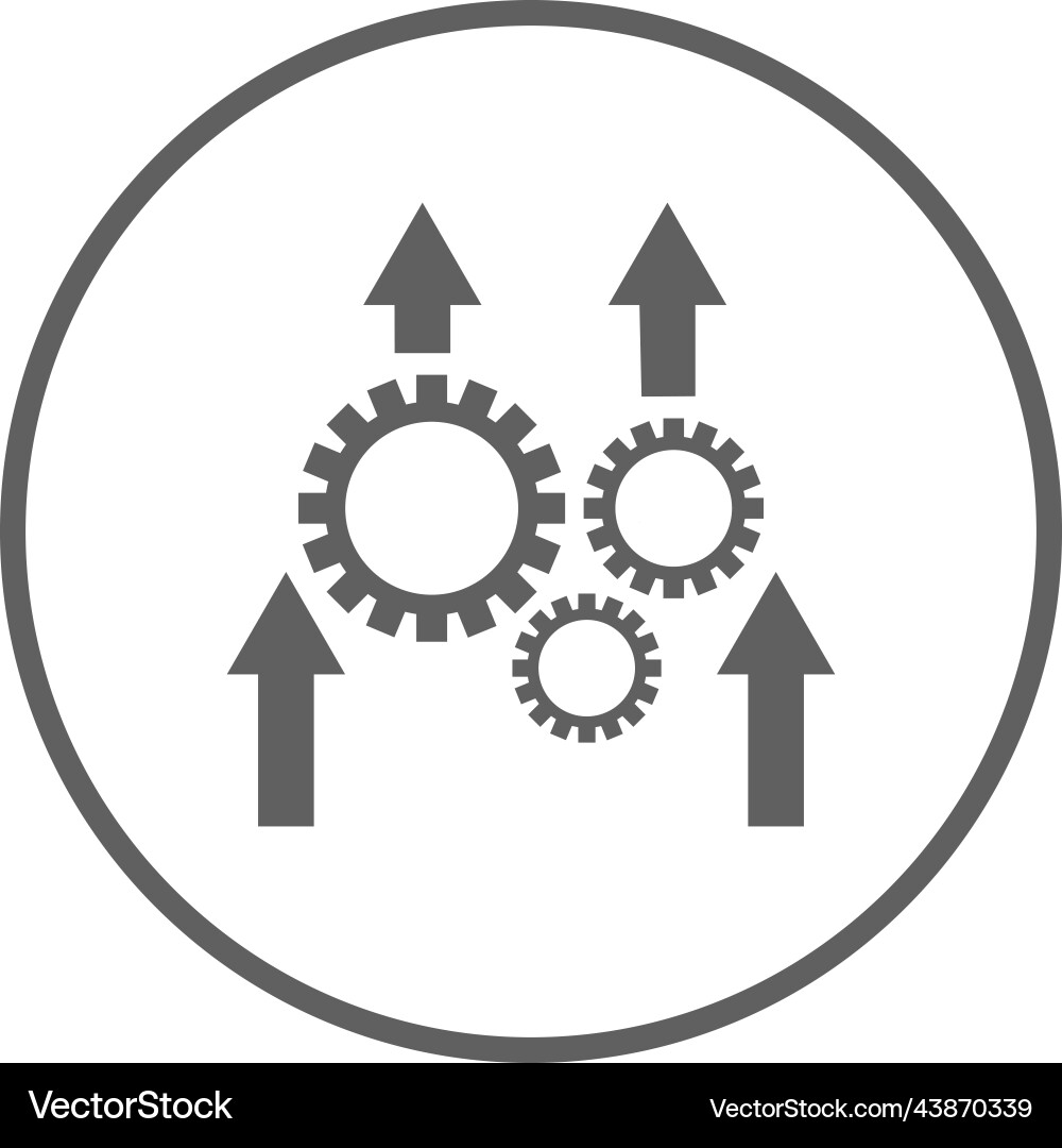 Machinist adapt inprocessing icon gray graphics vector image