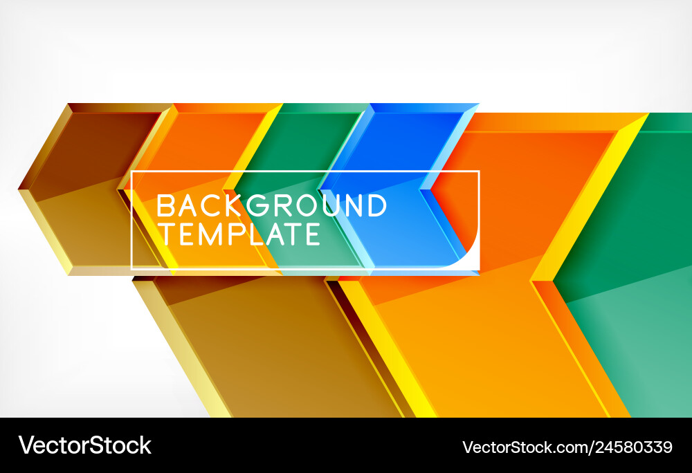 Techno arrow background template design Techno arrow background template design vector image