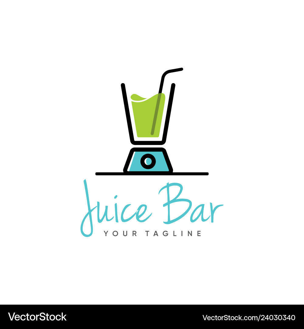 Juice logo design Juice logo design vector image