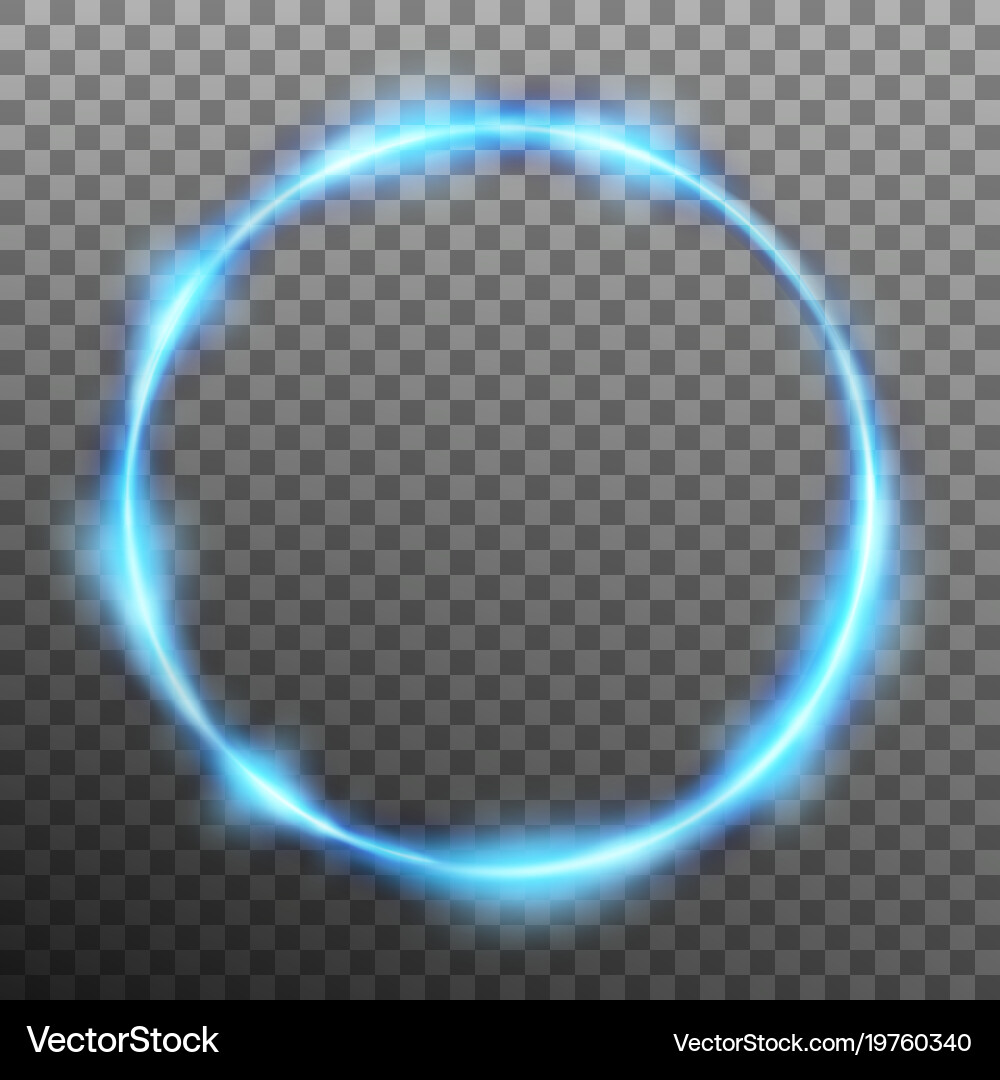 Light frame effect on transparent background eps vector image