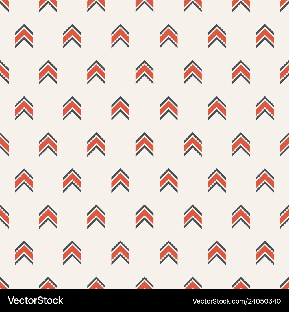Seamless colorful pattern of arrows Vector Image