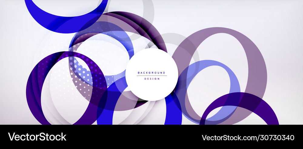 Trendy simple circle abstract background dynamic Trendy simple circle abstract background dynamic Vector Image
