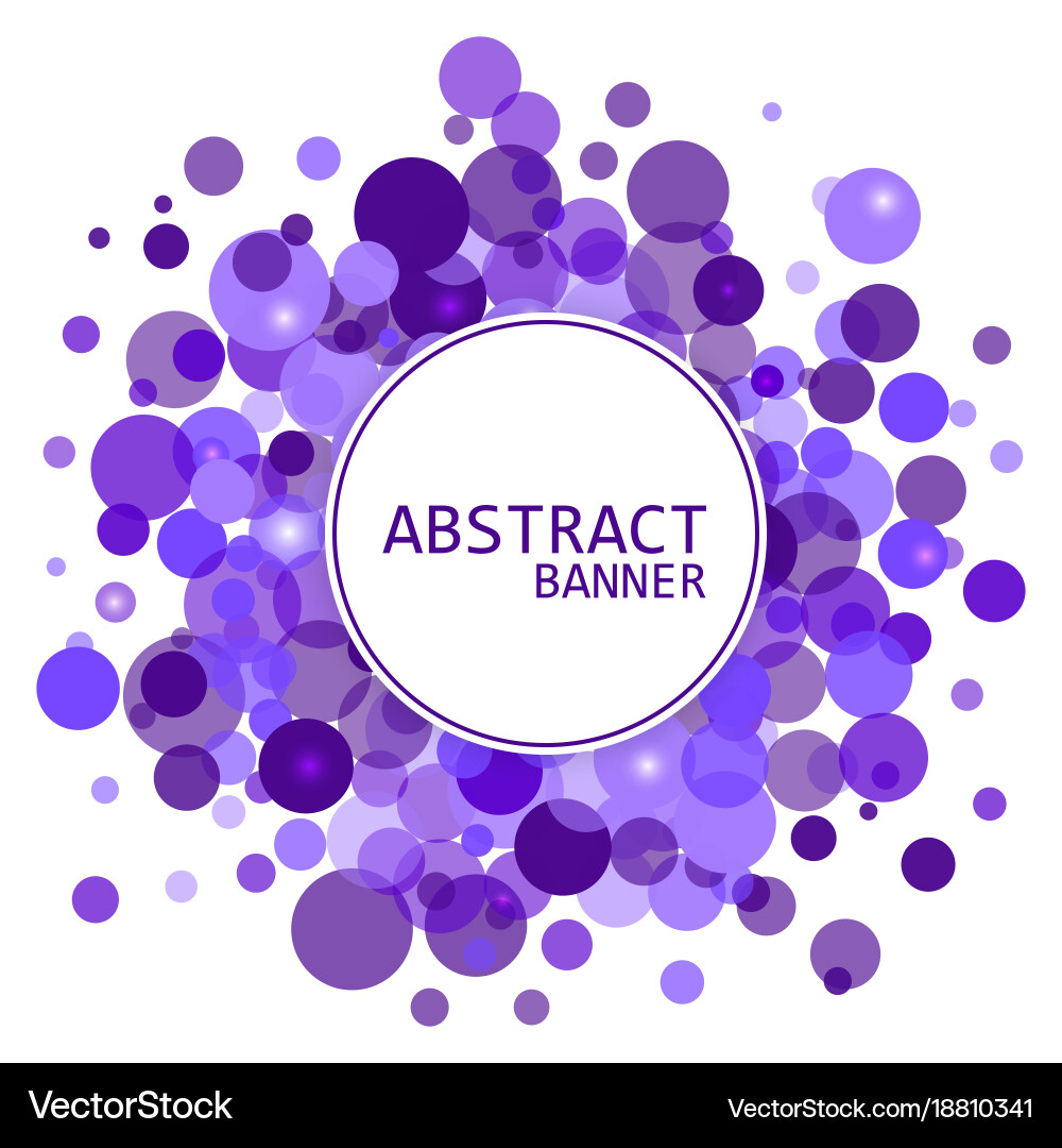 Abstract background for design circles frames Vector Image