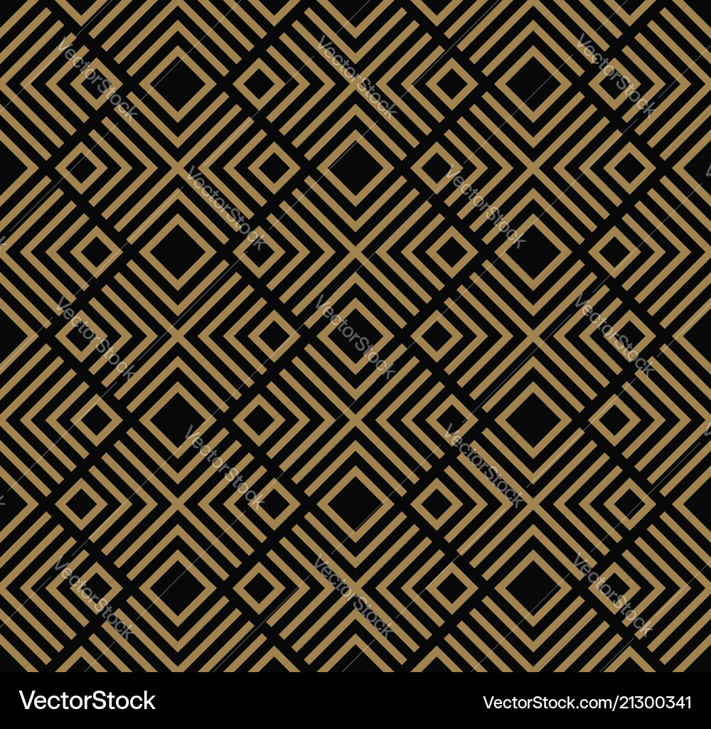 Abstract geometric pattern with lines rhombuses vector image