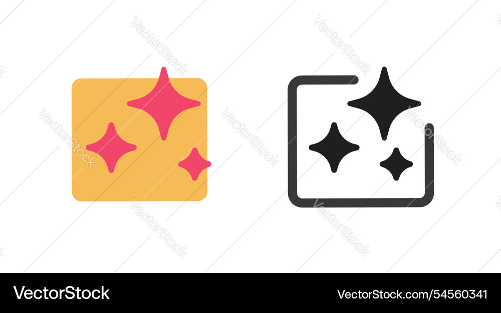 Ai generate tool ui software element icon simple Vector Image