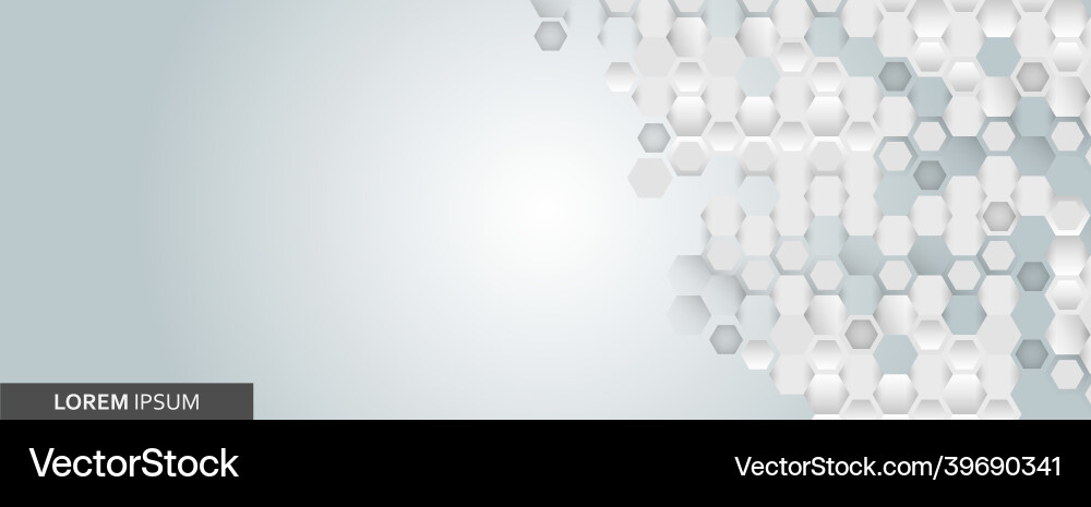 Hexagonal Geometric Pattern Background vector image
