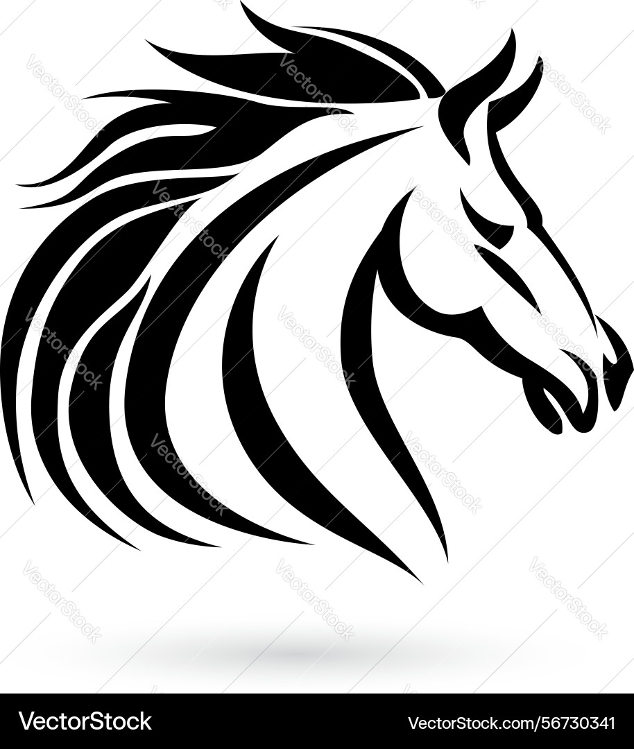 Horse head Vector Image