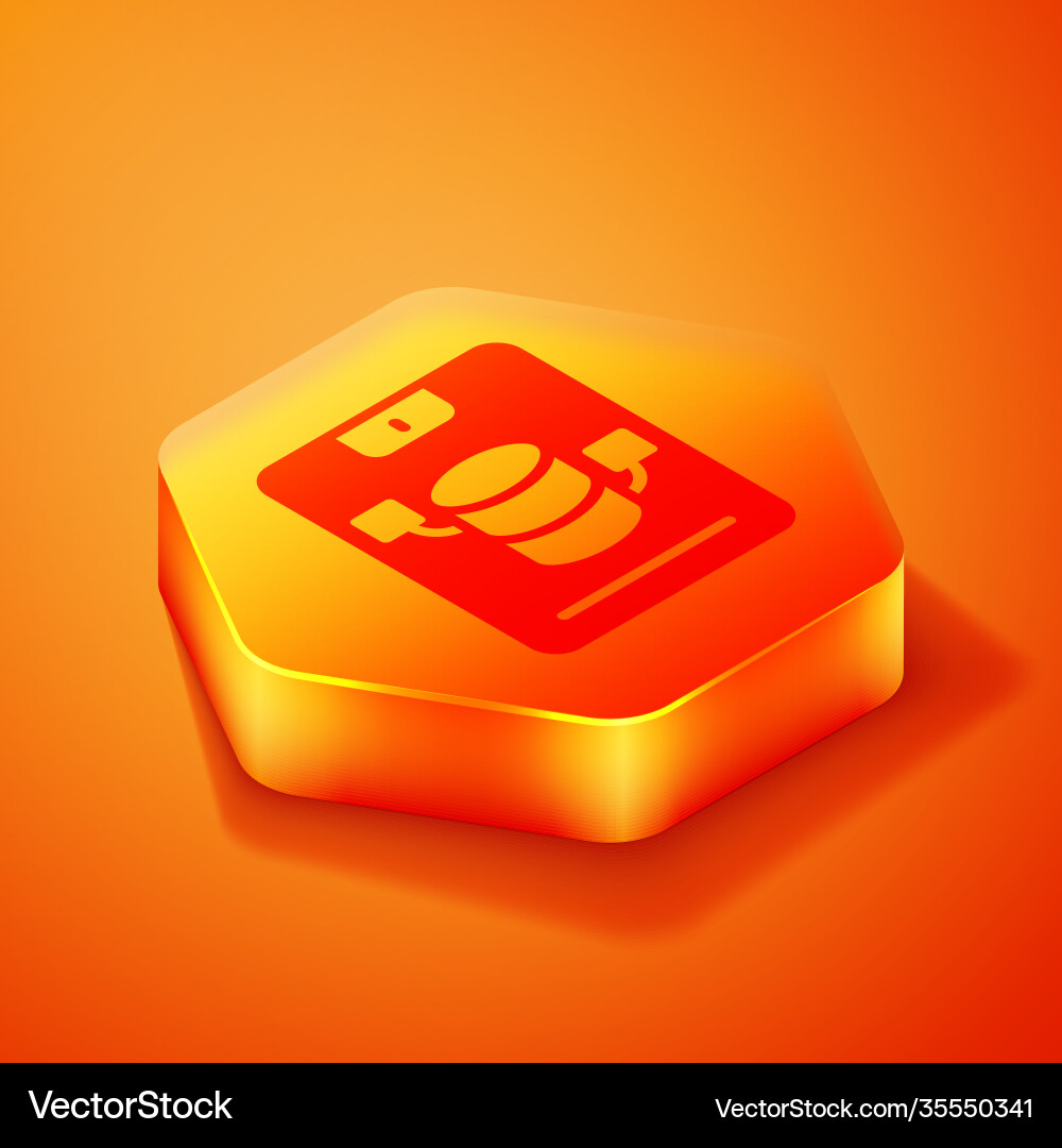 Isometric server data web hosting icon isolated Isometric server data web hosting icon isolated Vector Image