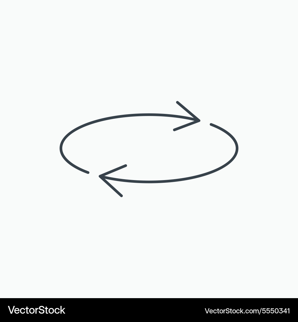 Rotation Loop Icon vector image