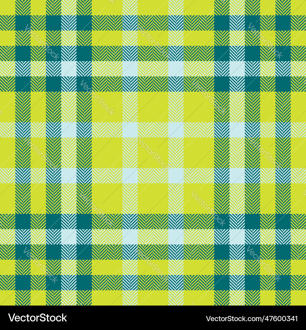 Seamless texture of check textile background vector image