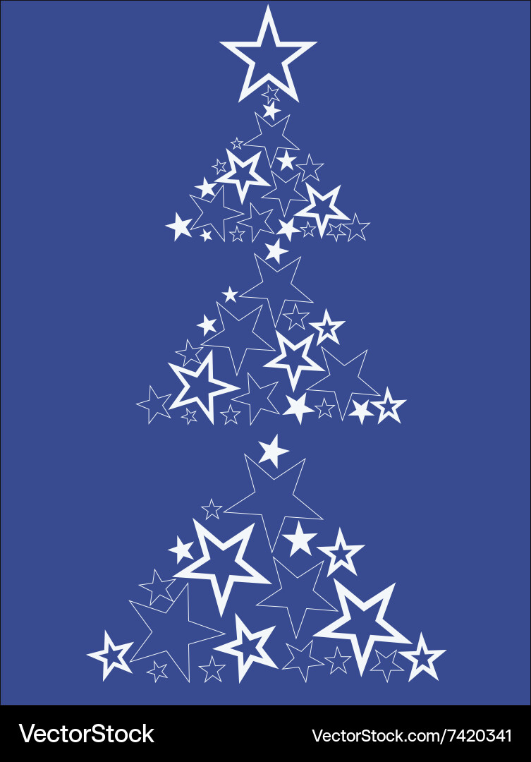 Tree color 06 vector image