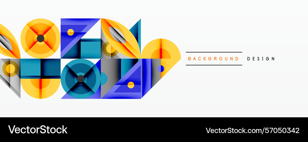 Abstract geometric shapes overlap creating Abstract geometric shapes overlap creating vector image