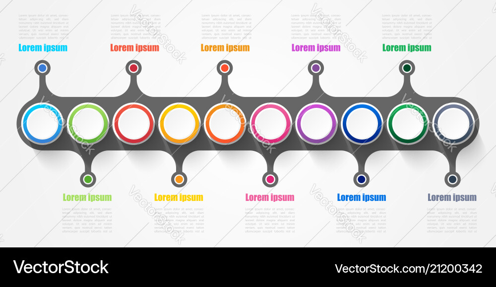 Business Process & Data Elements Vector Image