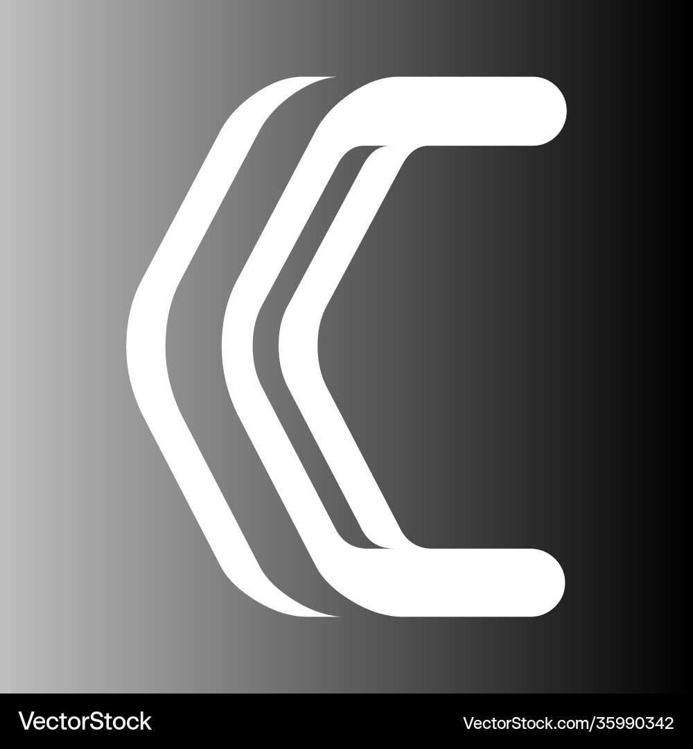 C logo Royalty Free Vector Image - VectorStock