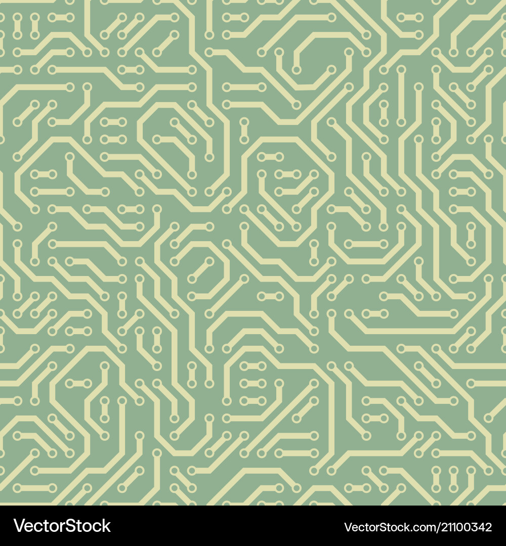 Computer circuit board Computer circuit board vector image