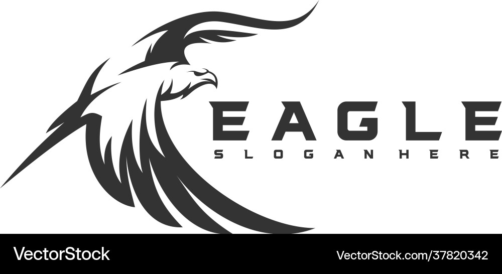 Eagle Logo Template - Modern Emblem Vector Image
