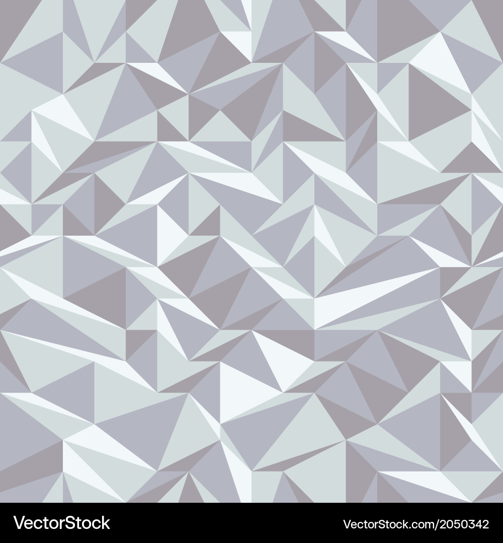 Triangular Grid Ice Pattern vector image