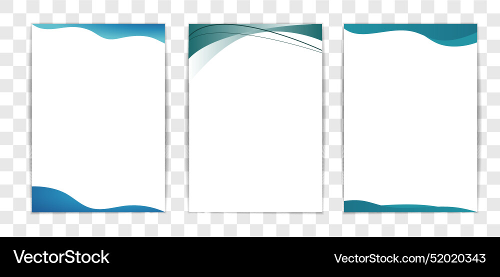 A4 invoice template set with minimalist design A4 invoice template set with minimalist design vector image