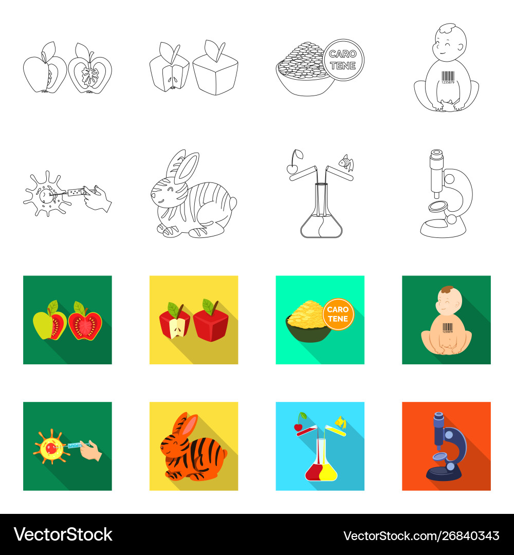 Design test and synthetic symbol set Design test and synthetic symbol set vector image