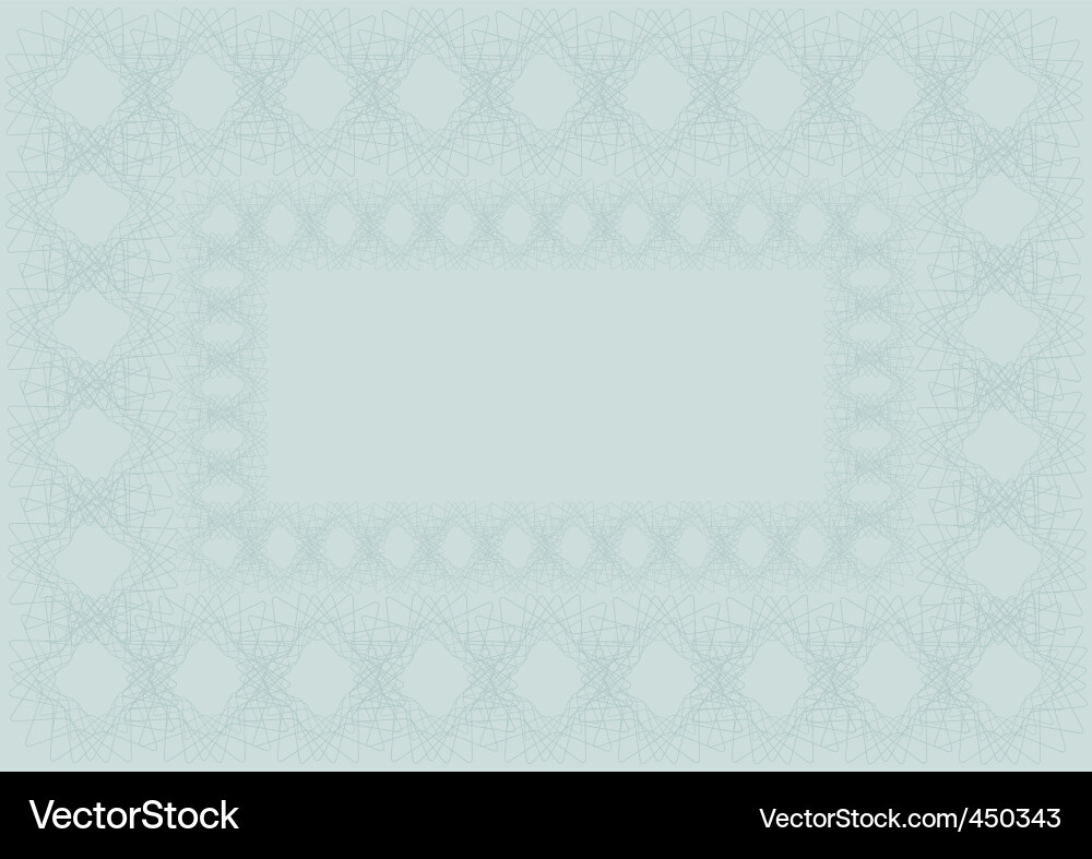 Elegant Certificate Background Vector Image