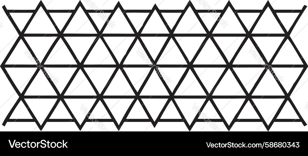 Geometric triangle grid pattern structured Vector Image