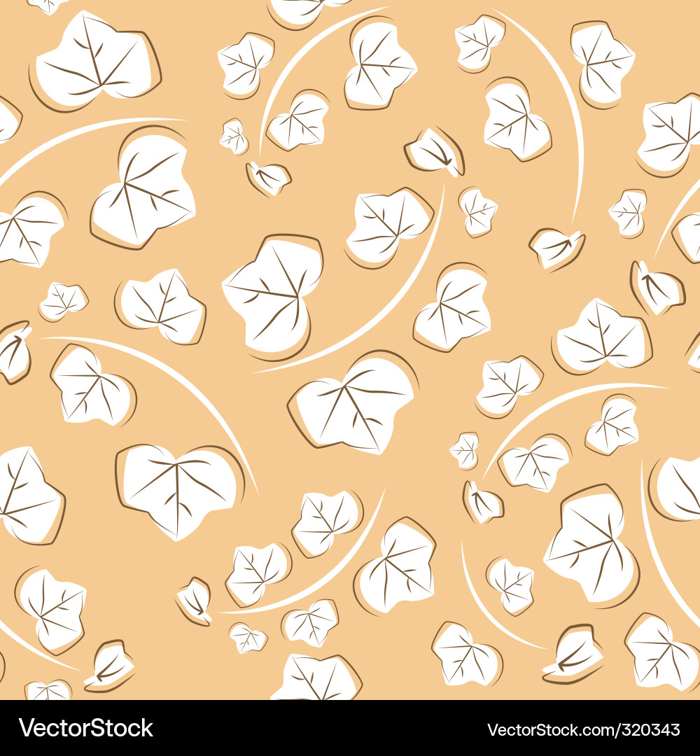 Leaf pattern vector image