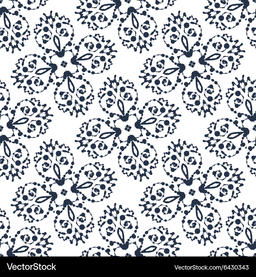 Seamless tile with abstract blobs Vector Image