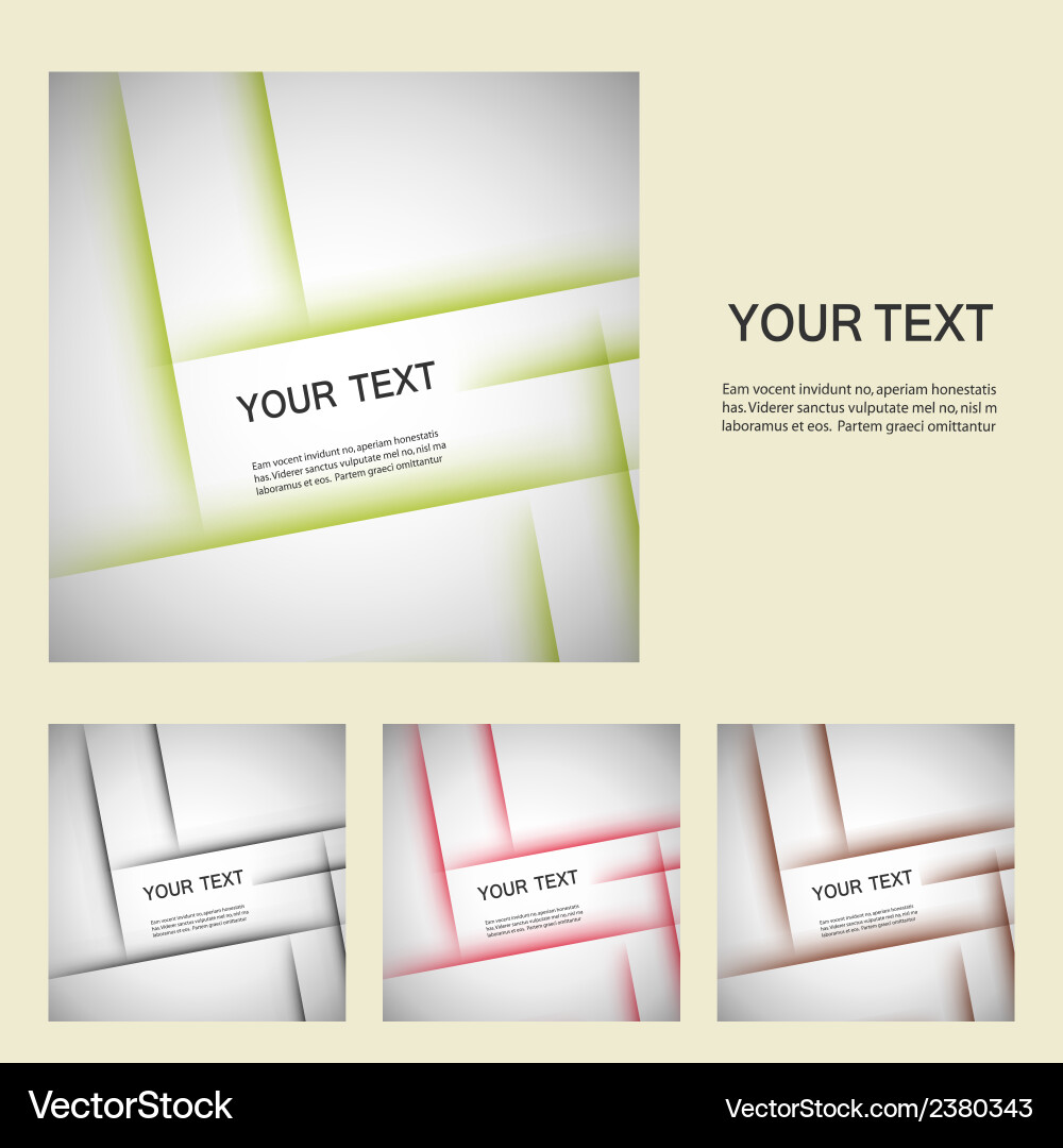 Set color line elements Vector Image