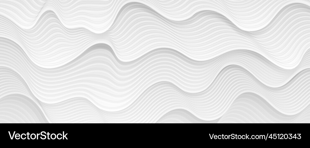 White abstract wavy background with overlap layer White abstract wavy background with overlap layer Vector Image