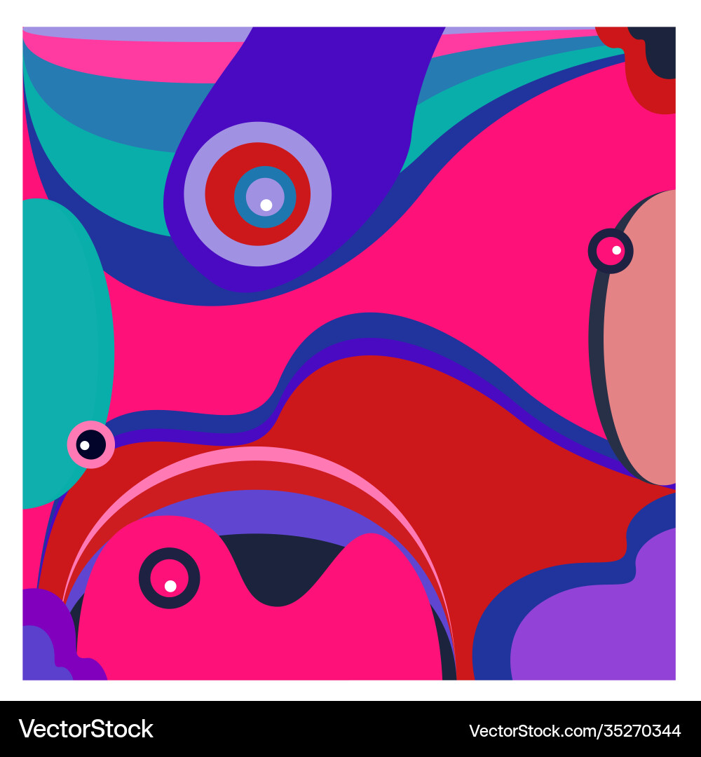 Colorful geometric and curve background pattern Colorful geometric and curve background pattern Vector Image