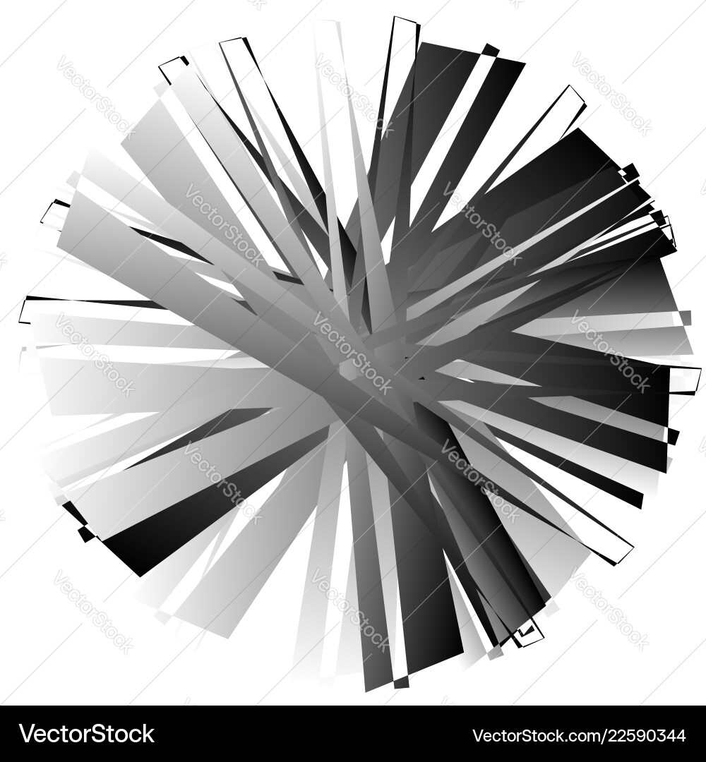 Edgy angular geometric element abstract circular Edgy angular geometric element abstract circular vector image
