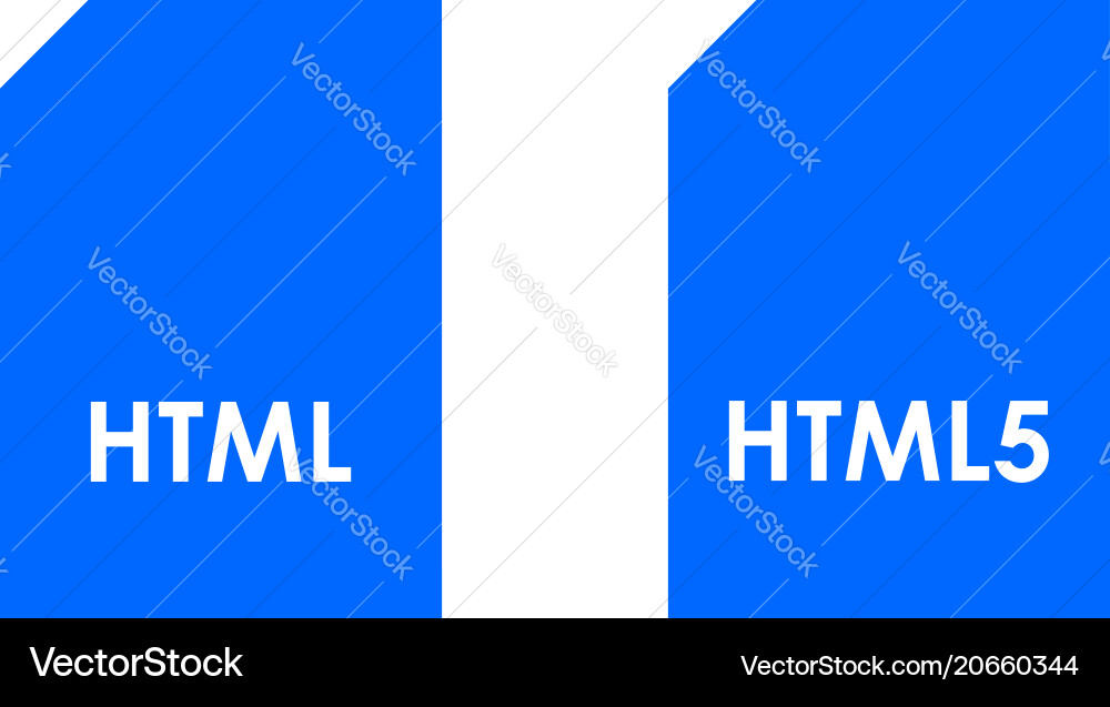 Html format icon Vector Image