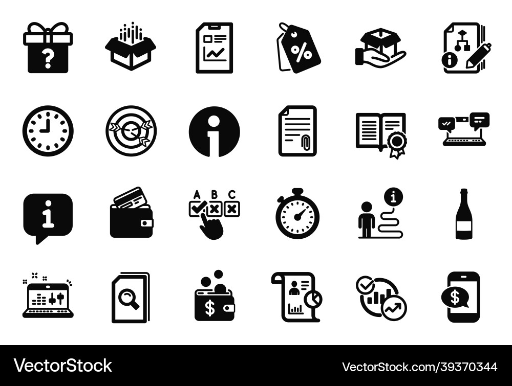 Set of simple icons related to correct Set of simple icons related to correct vector image