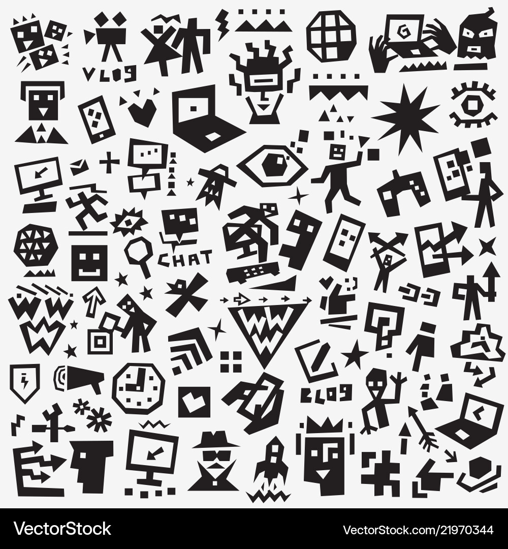 Web symbols - icon set design elements Web symbols - icon set design elements vector image