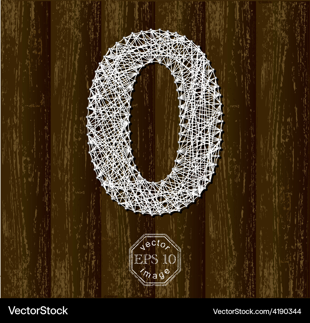 Zero number Vector Image
