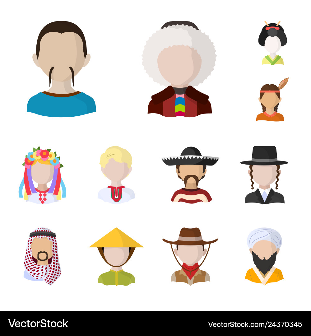 Isolated object of nation and race symbol Isolated object of nation and race symbol vector image
