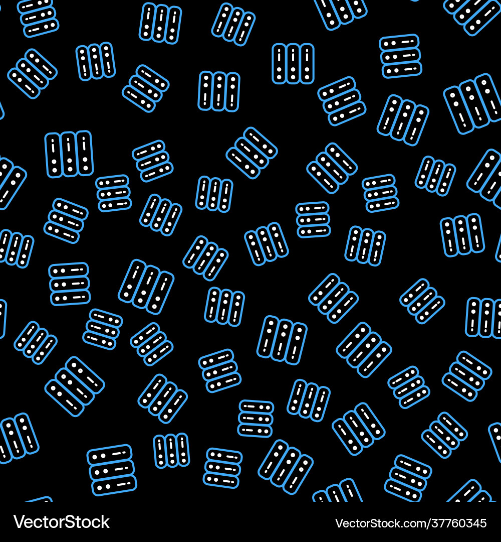 Line server data web hosting icon isolated Line server data web hosting icon isolated vector image