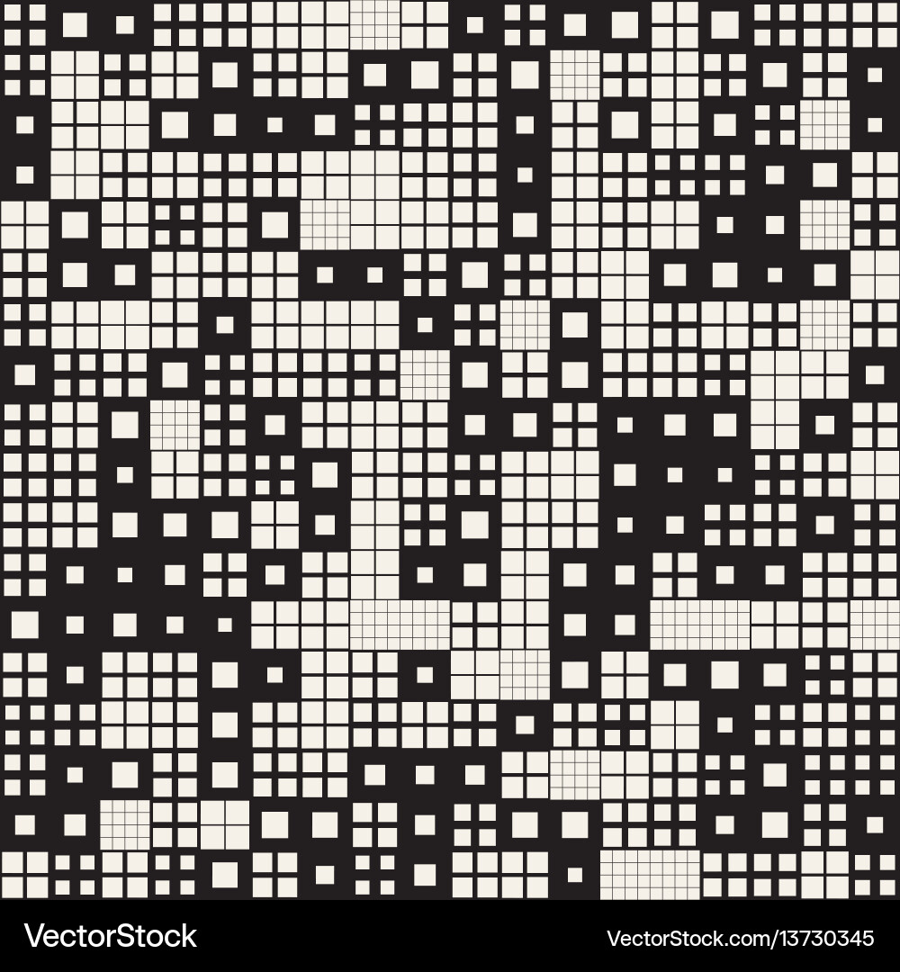 Modern Halftone Square Pattern vector image
