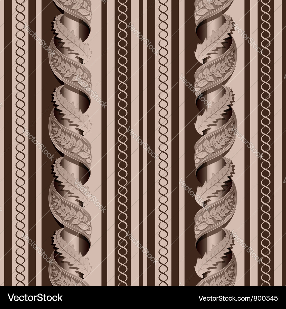 Scrollwork Column Texture Vector Image