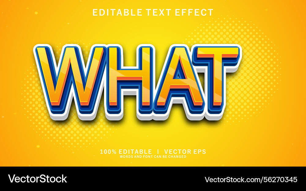 What text effect with modern style design vector image