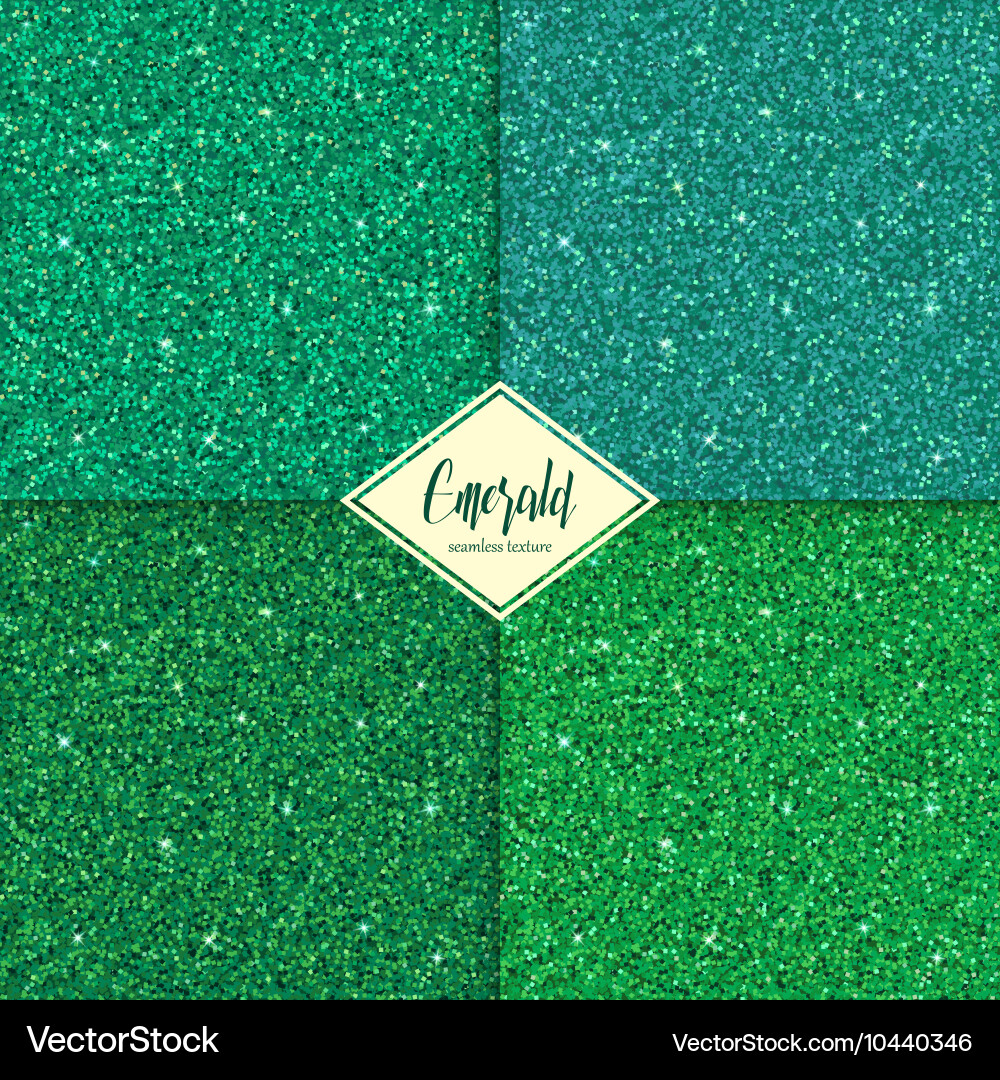 Emerald Sparkle Texture vector image