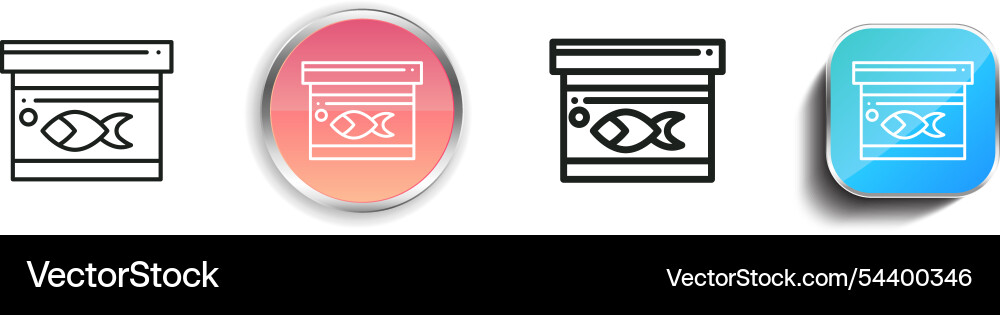 Food icon thin linear regular and button style Vector Image
