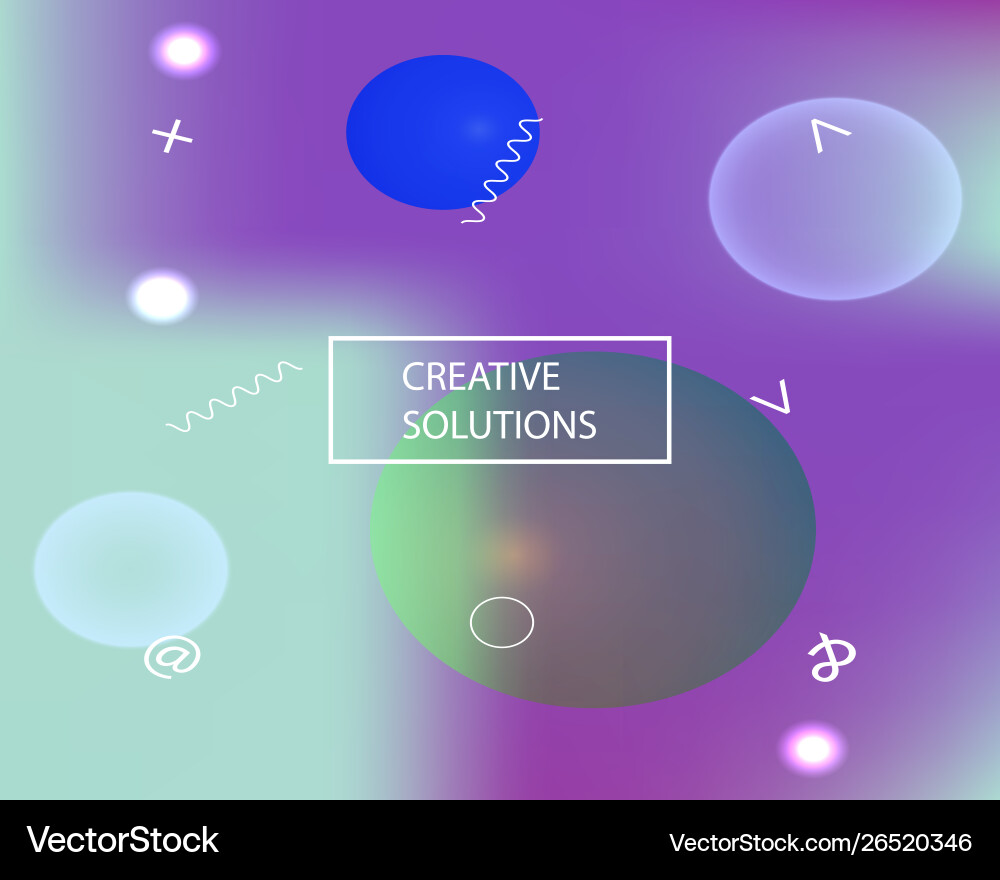 Magic backdrop from blurry patterns vector image