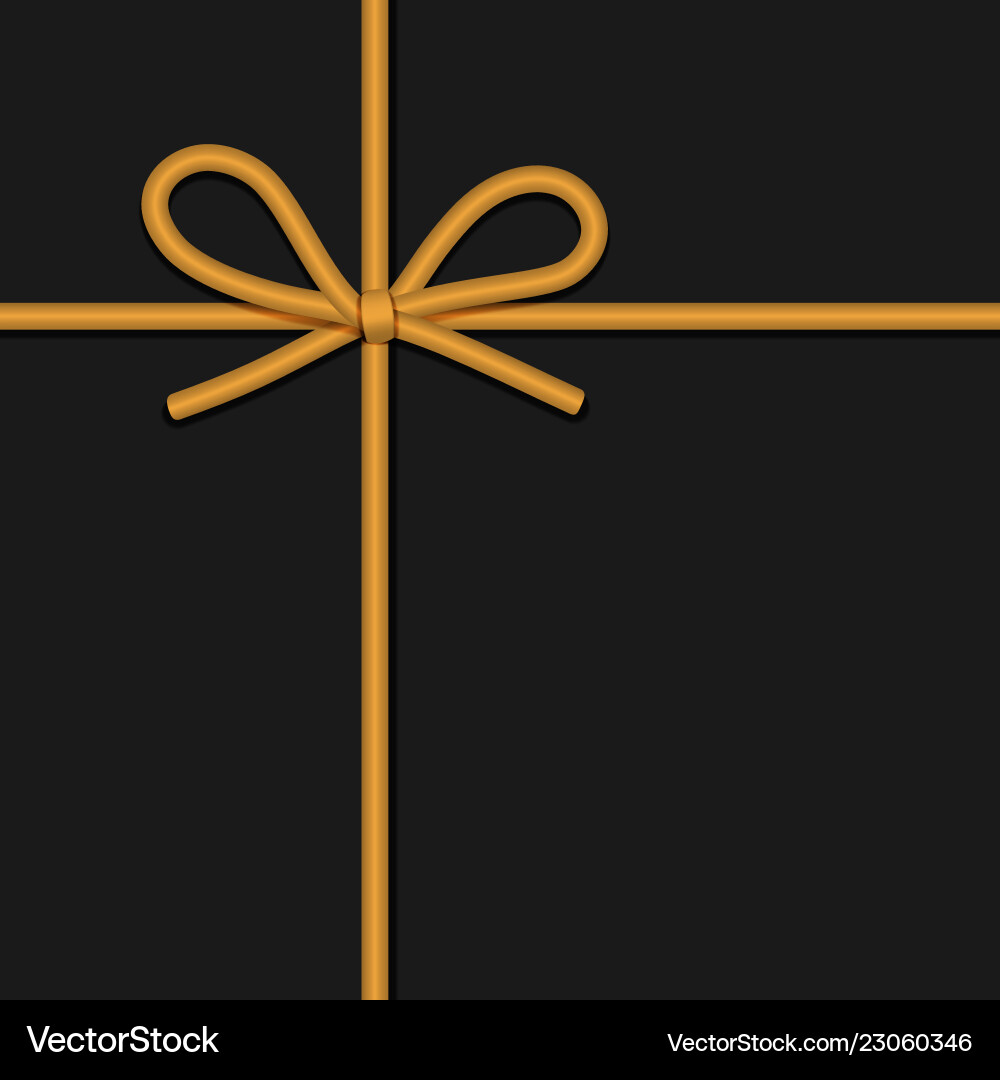String bow isolated String bow isolated vector image