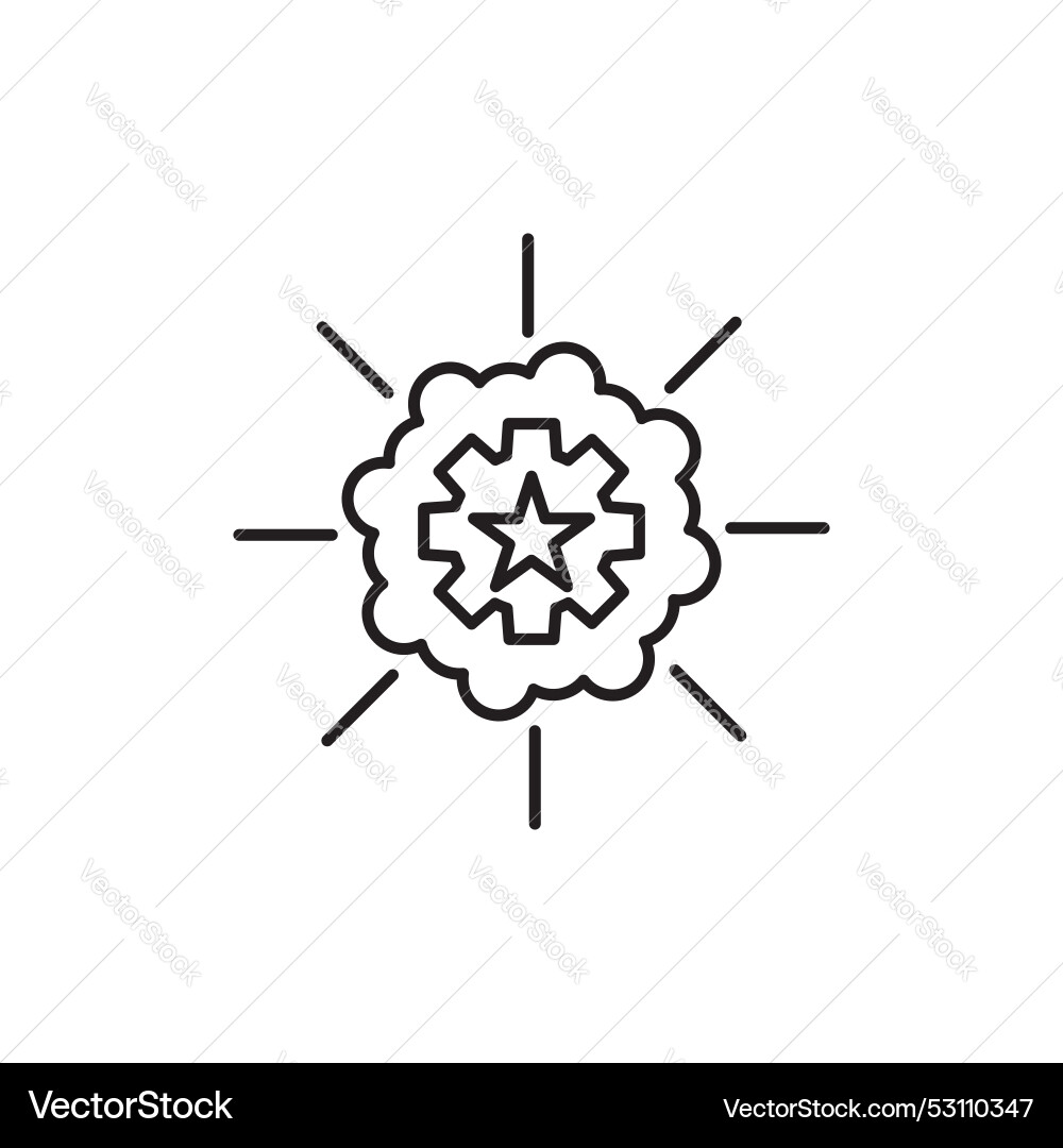Additional skills icon Vector Image