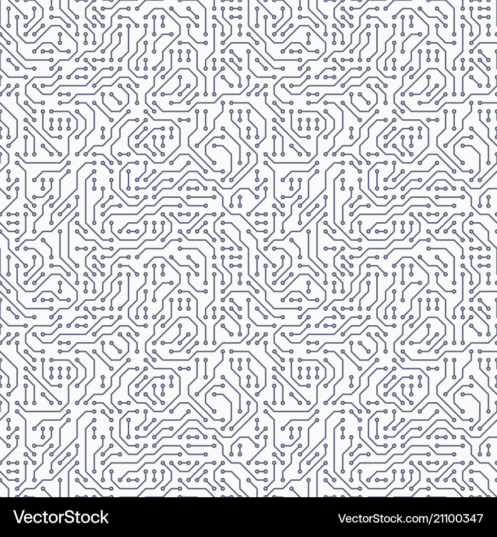 Complex Computer Circuit Board vector image
