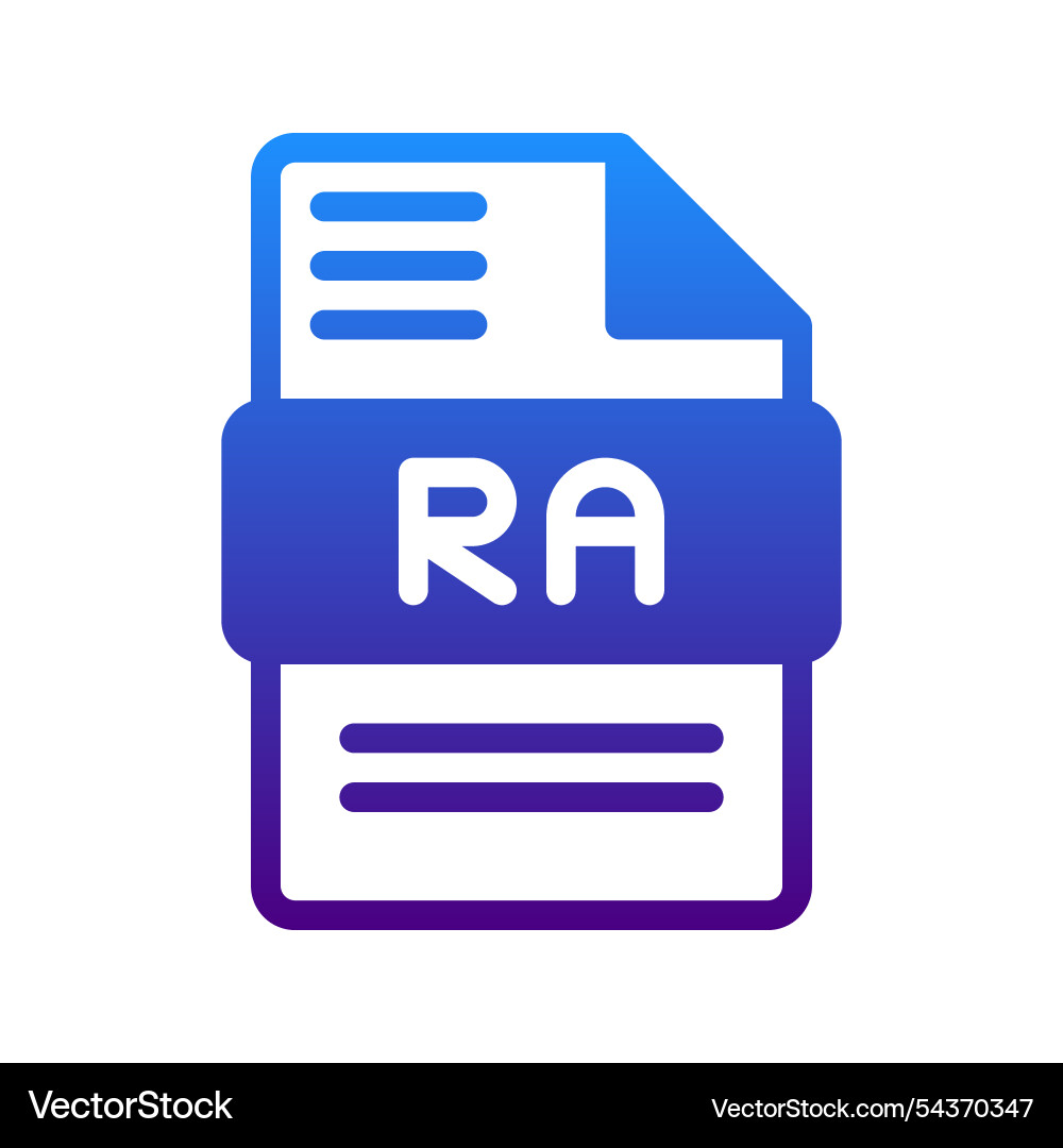Ra dynamic gradient themed icons for various Ra dynamic gradient themed icons for various vector image