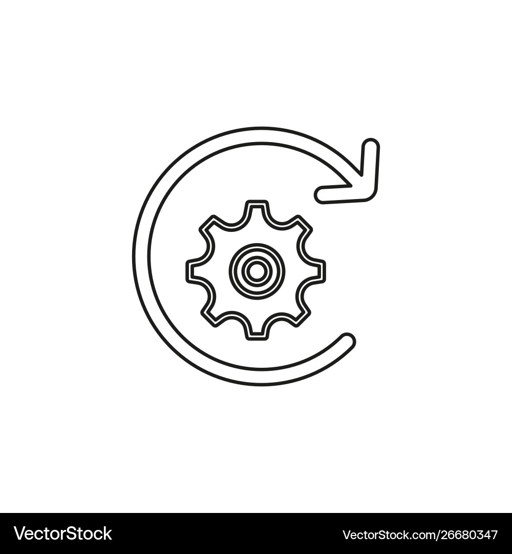 Workflow icon element Vector Image