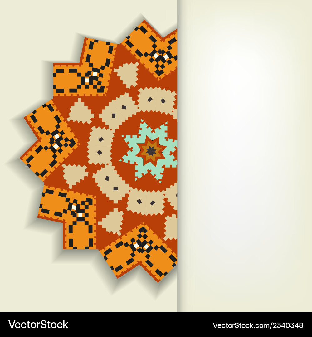 Abstract background with a geometric pattern vector image